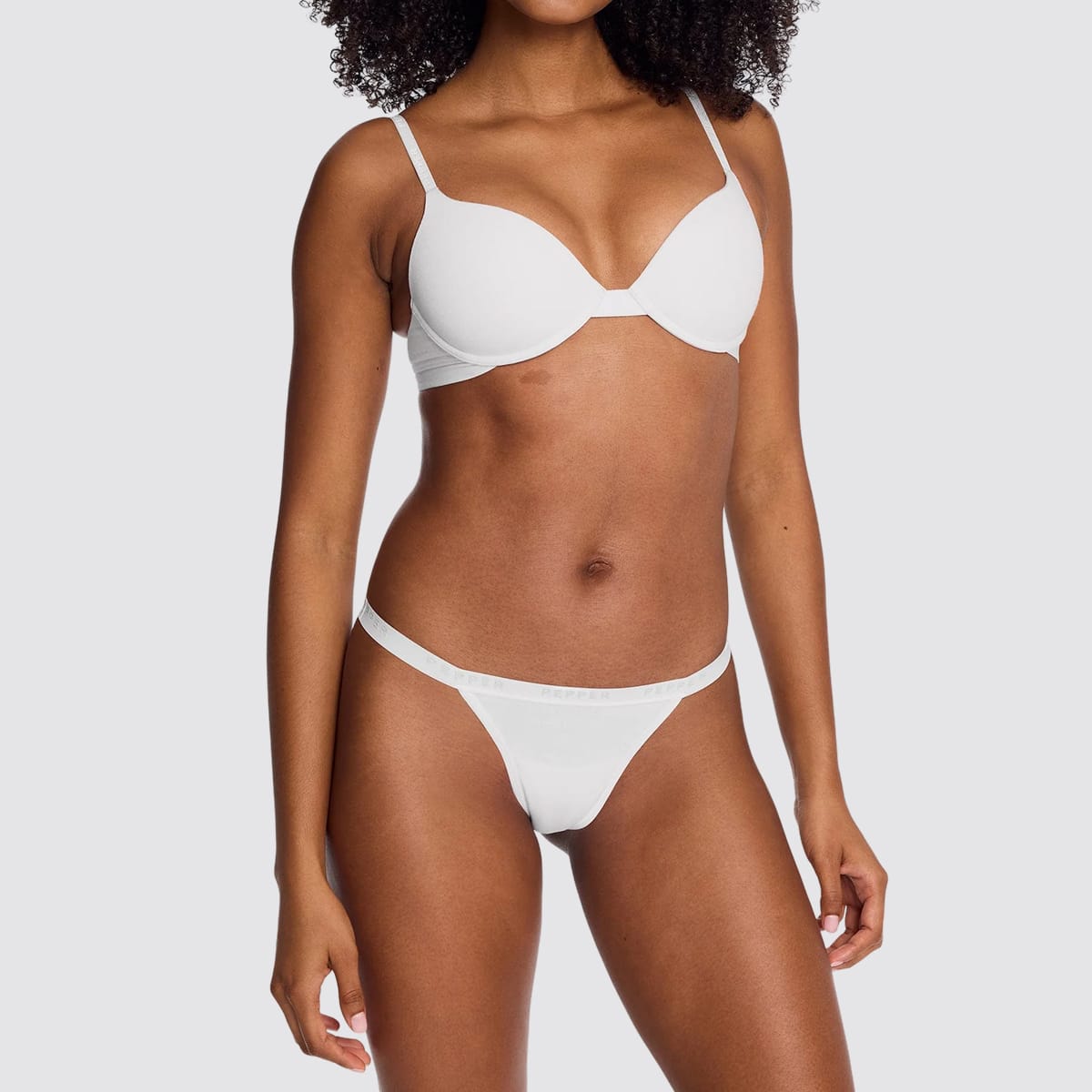 Supima® Cotton String Thong 5 Pack White