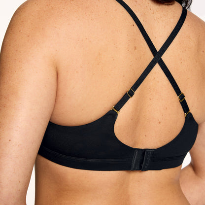 Supima® Cotton Wirefree Bra Duo Black