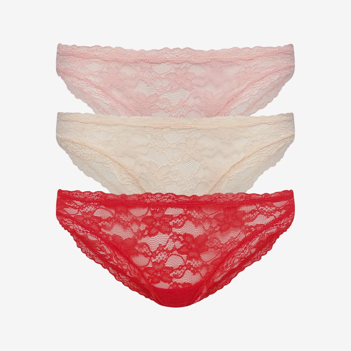 Effortless Lace Bikini 3 Pack