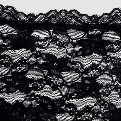 Effortless Lace Thong Black