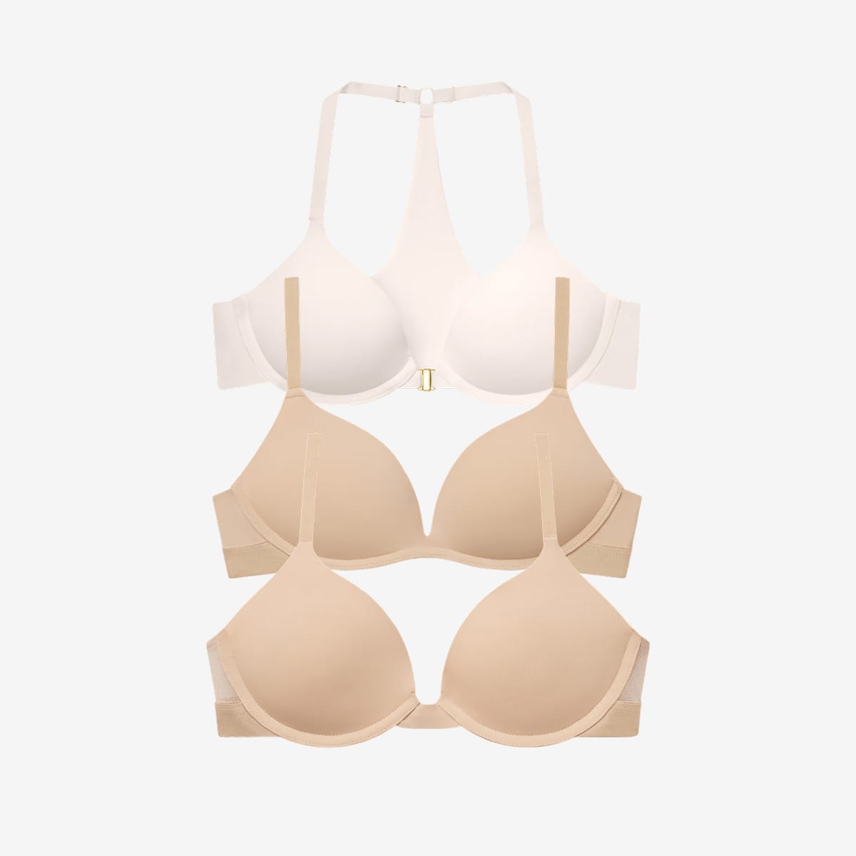Lifted & Loved 3 Bra Bundle Ecru/Buff/Buff