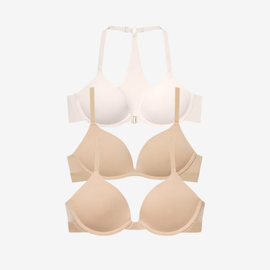 Lifted & Loved 3 Bra Bundle Ecru/Buff/Buff