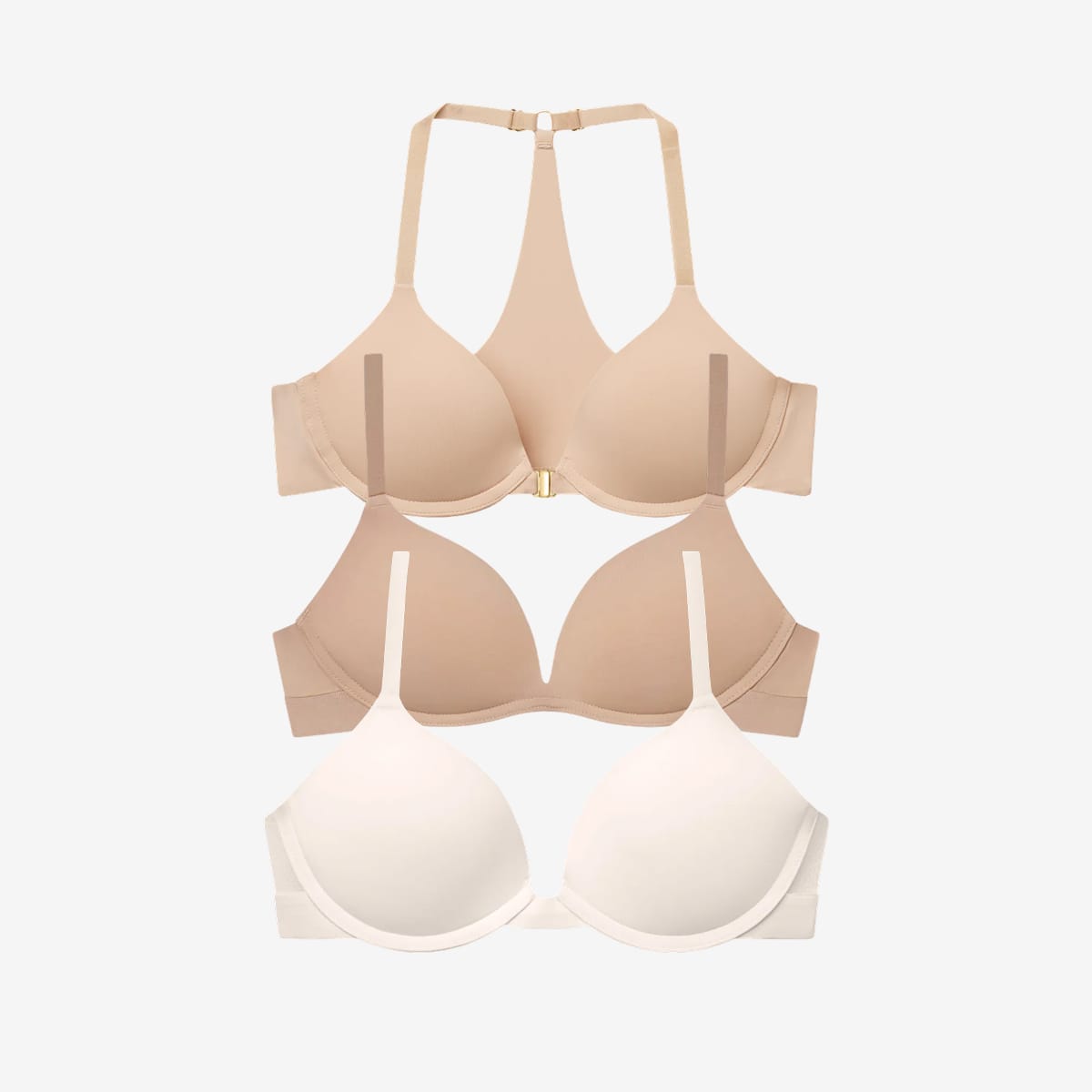 Lifted & Loved 3 Bra Bundle Buff/Fawn/Ecru