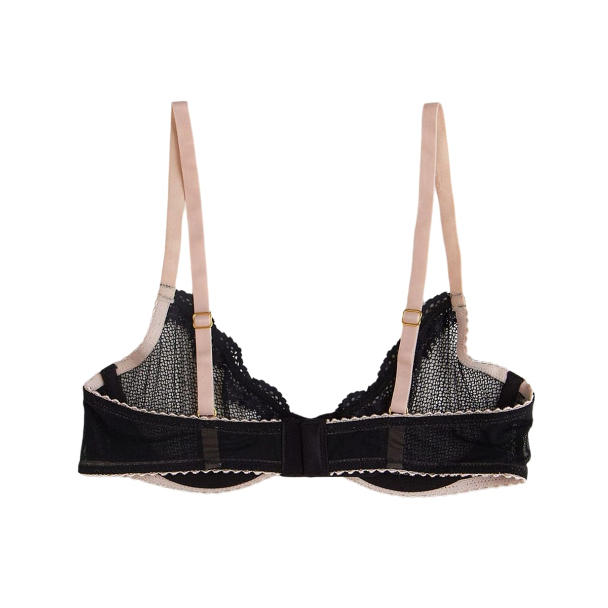 Signature Unlined Demi Bra Blush Trim