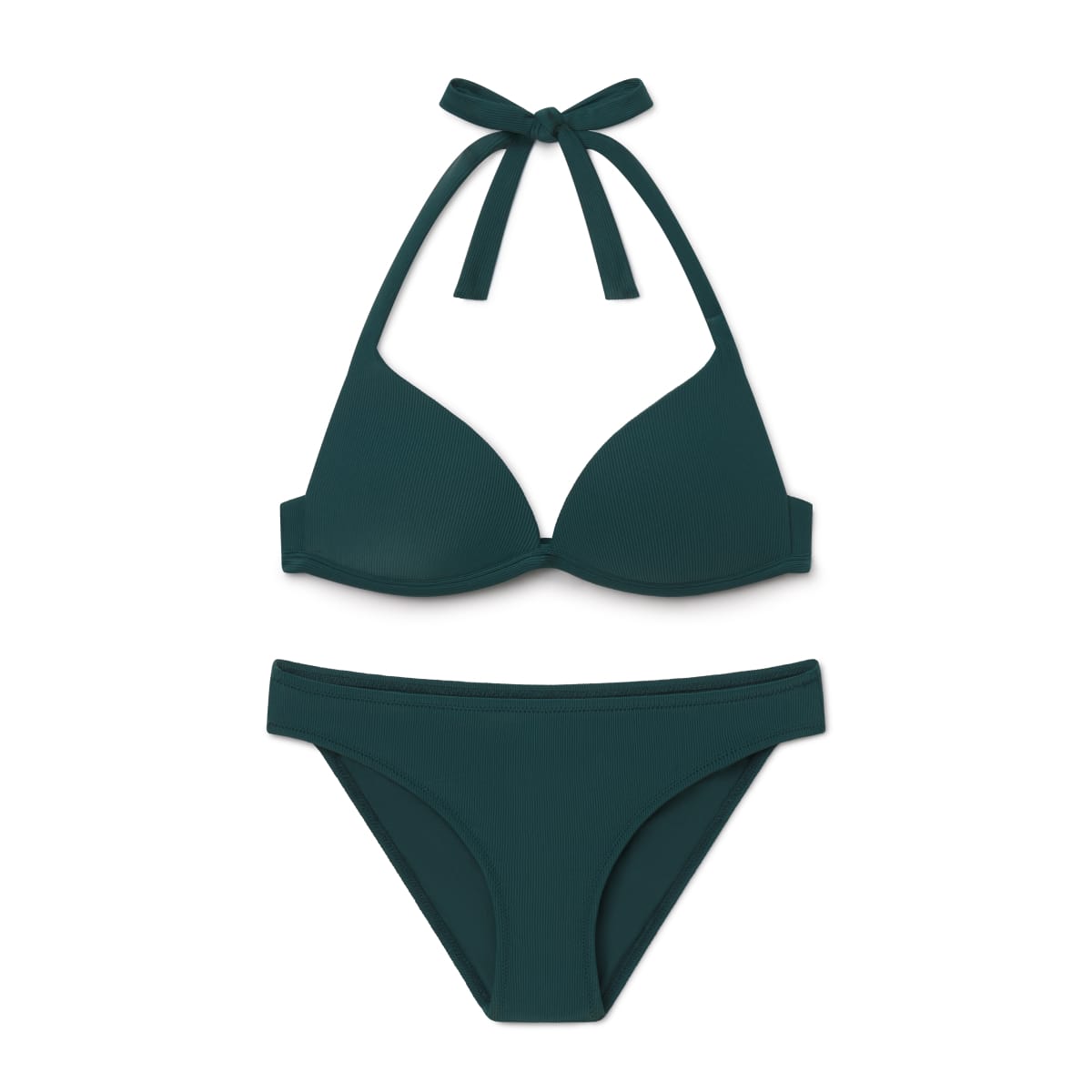 Plunge Bikini Top & Classic Bikini 2-Piece Swim Bundle