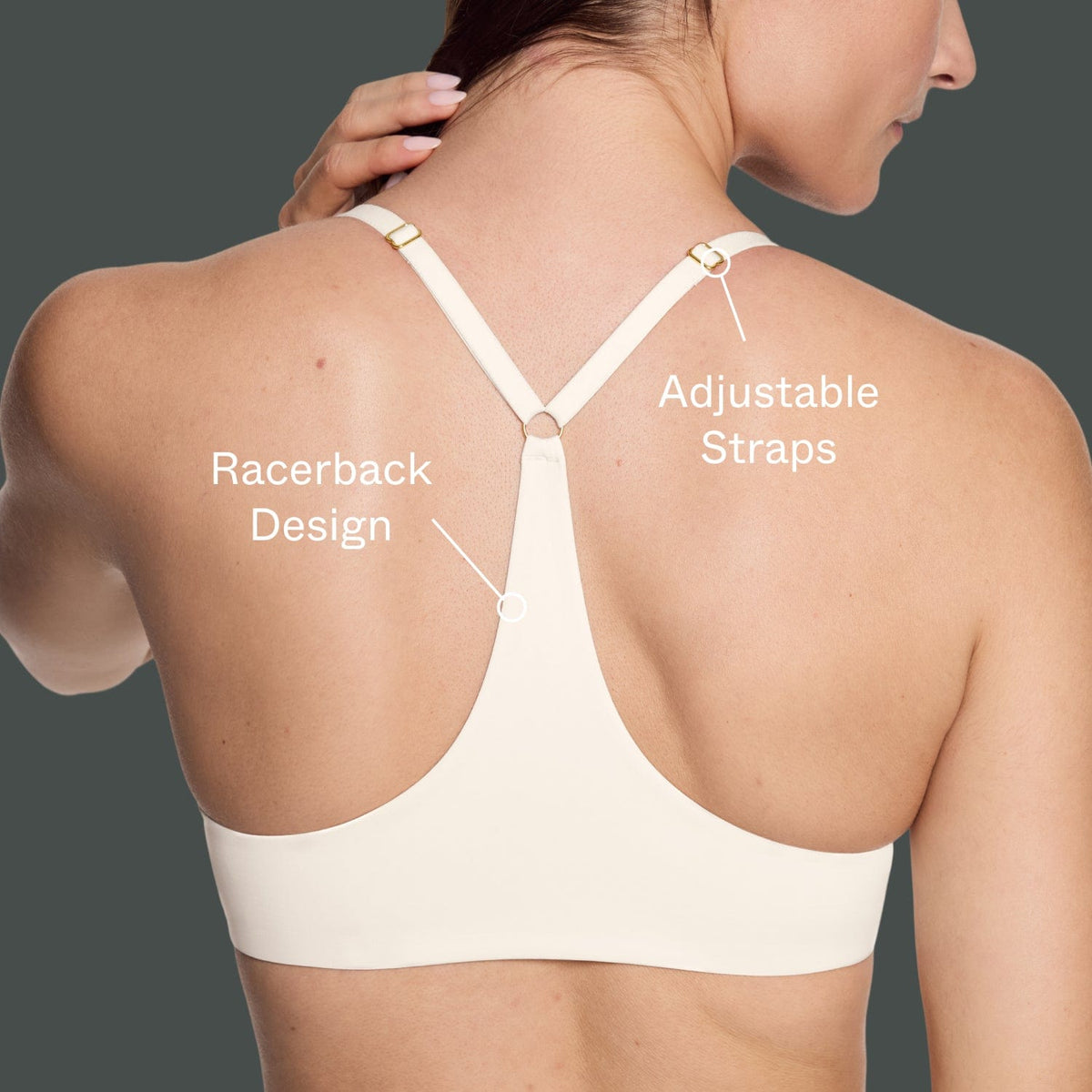 Racerback Lift Up Bra Marbled Sky