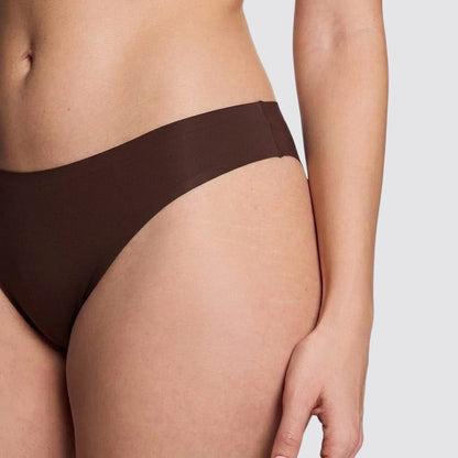 Simply Smooth No Show Thong Espresso