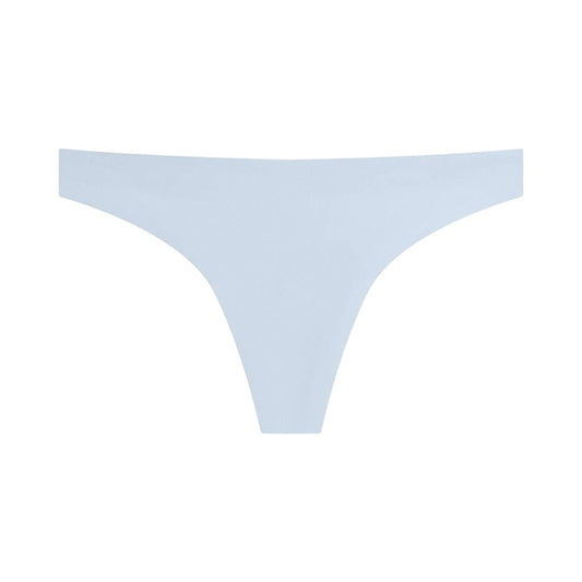 Simply Smooth No Show Thong Powder Blue