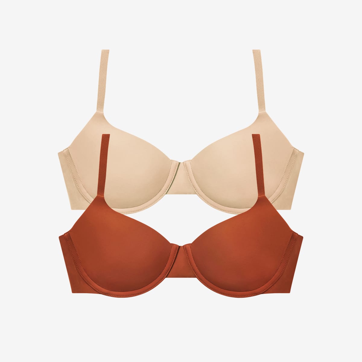 Simply Smooth T-Shirt Bra Duo Terra/Buff