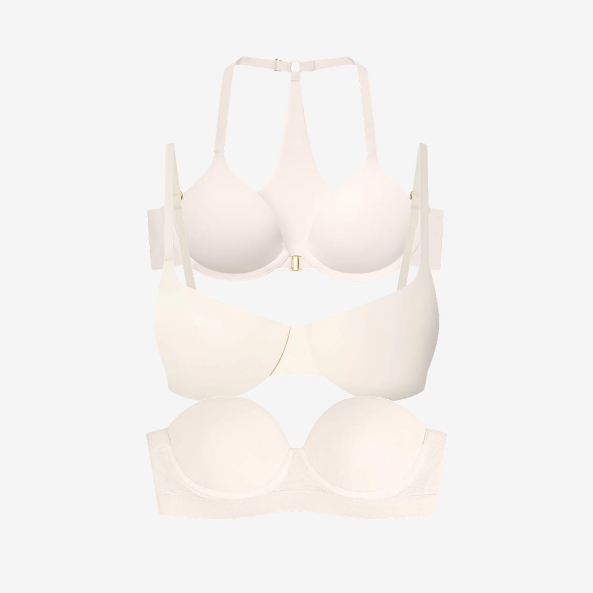 Summer Bra Solution 3 Bra Bundle Ecru/Ecru/Ecru