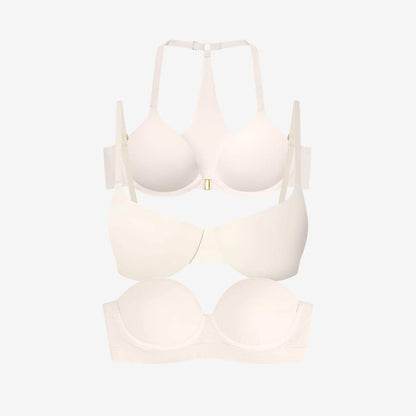 Summer Bra Solution 3 Bra Bundle Ecru/Ecru/Ecru
