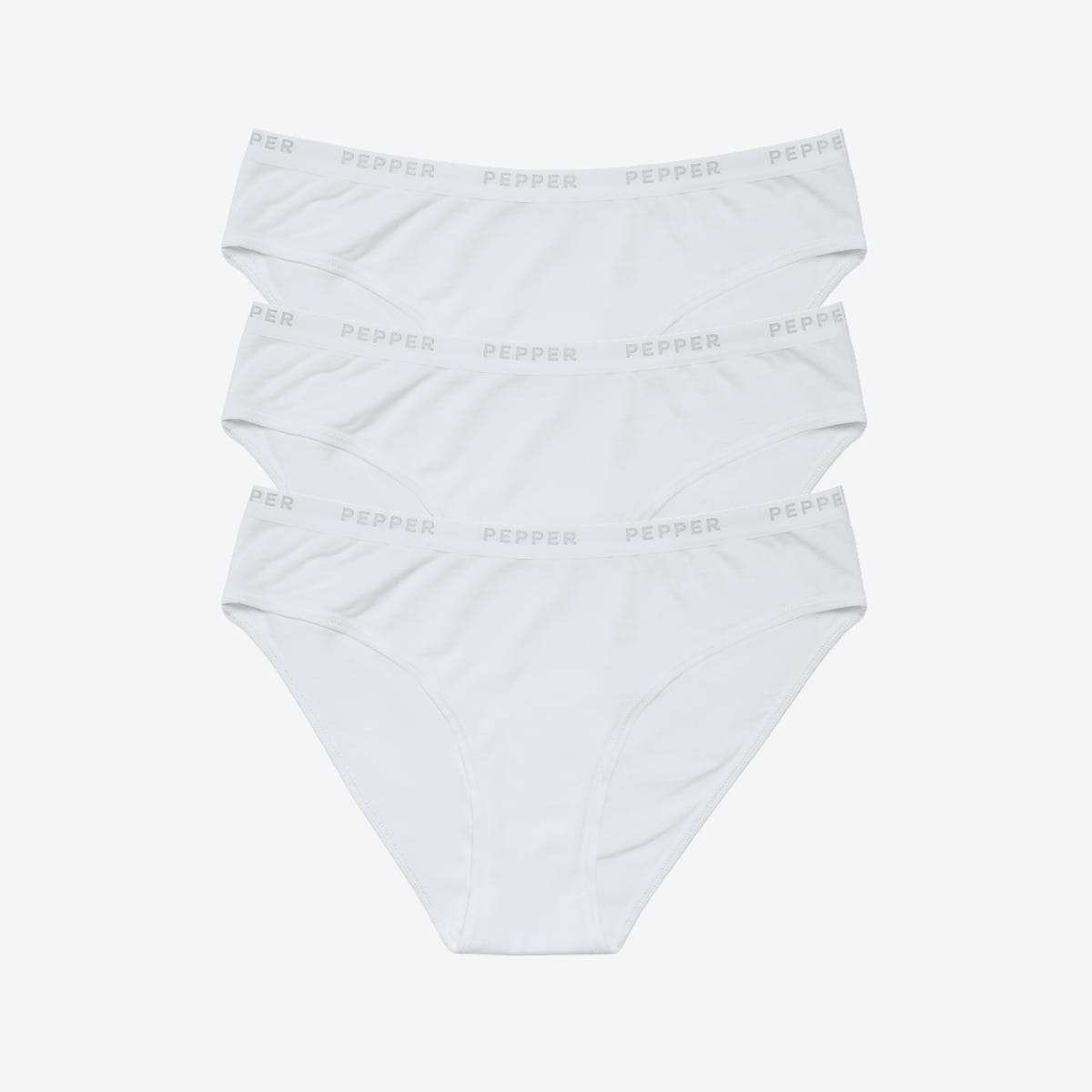 Supima® Cotton Bikini 3 Pack White