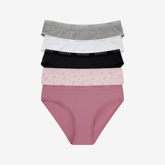 Preset Supima® Cotton Bikini 5 Pack