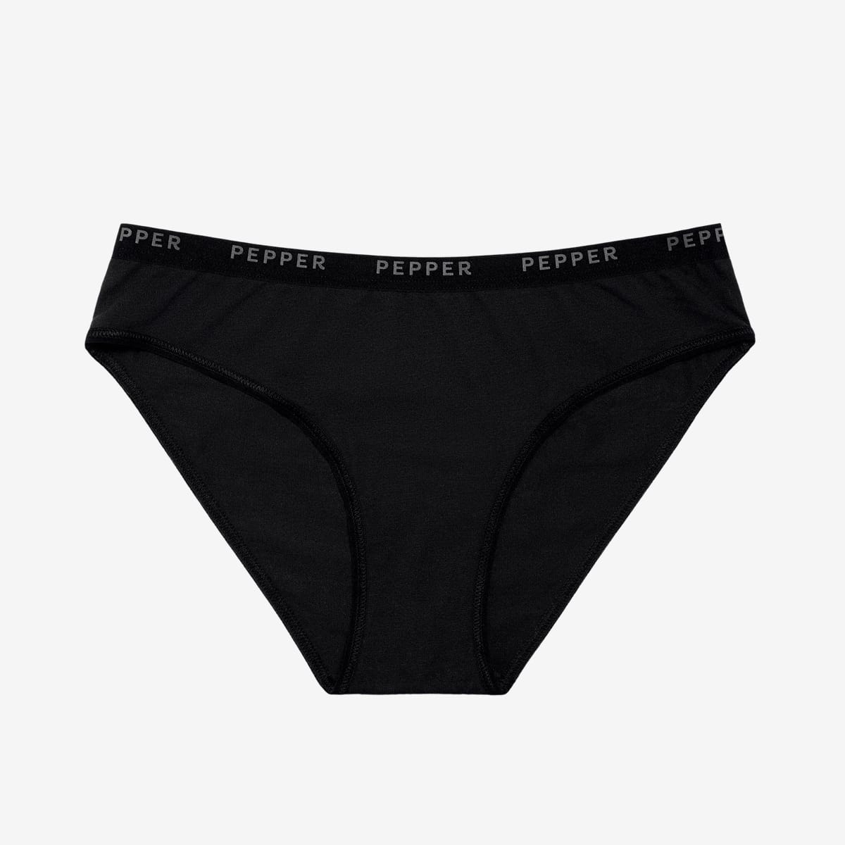 Supima® Cotton Bikini 5 Pack Black