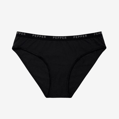Supima® Cotton Bikini 5 Pack Black