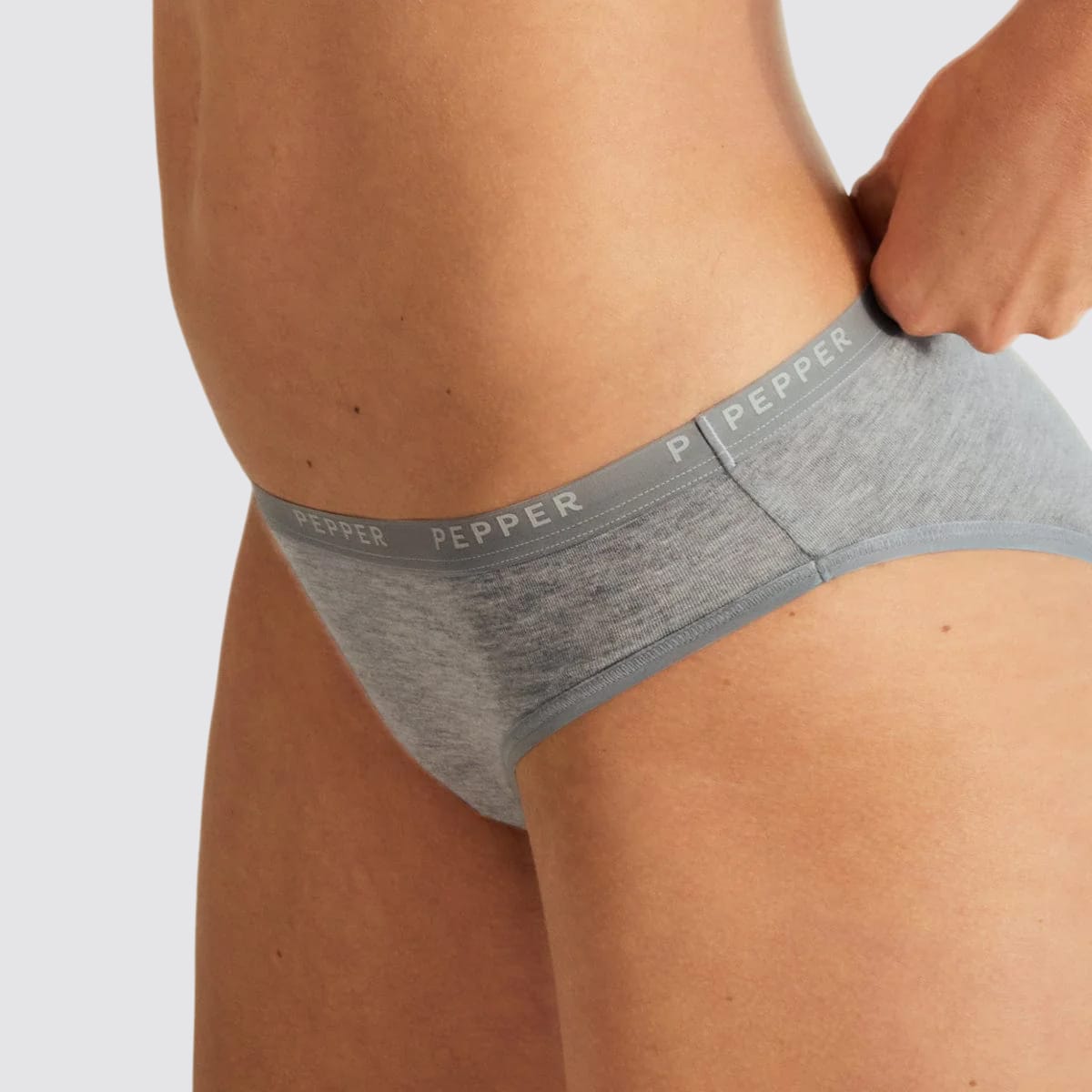 Supima® Cotton Bikini 5 Pack Black/Heather Grey/White