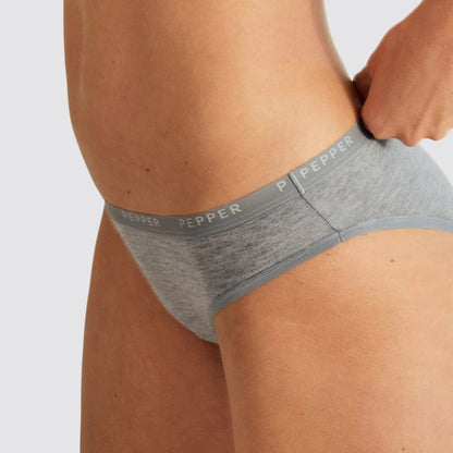 Supima® Cotton Bikini 5 Pack Black/Heather Grey/White