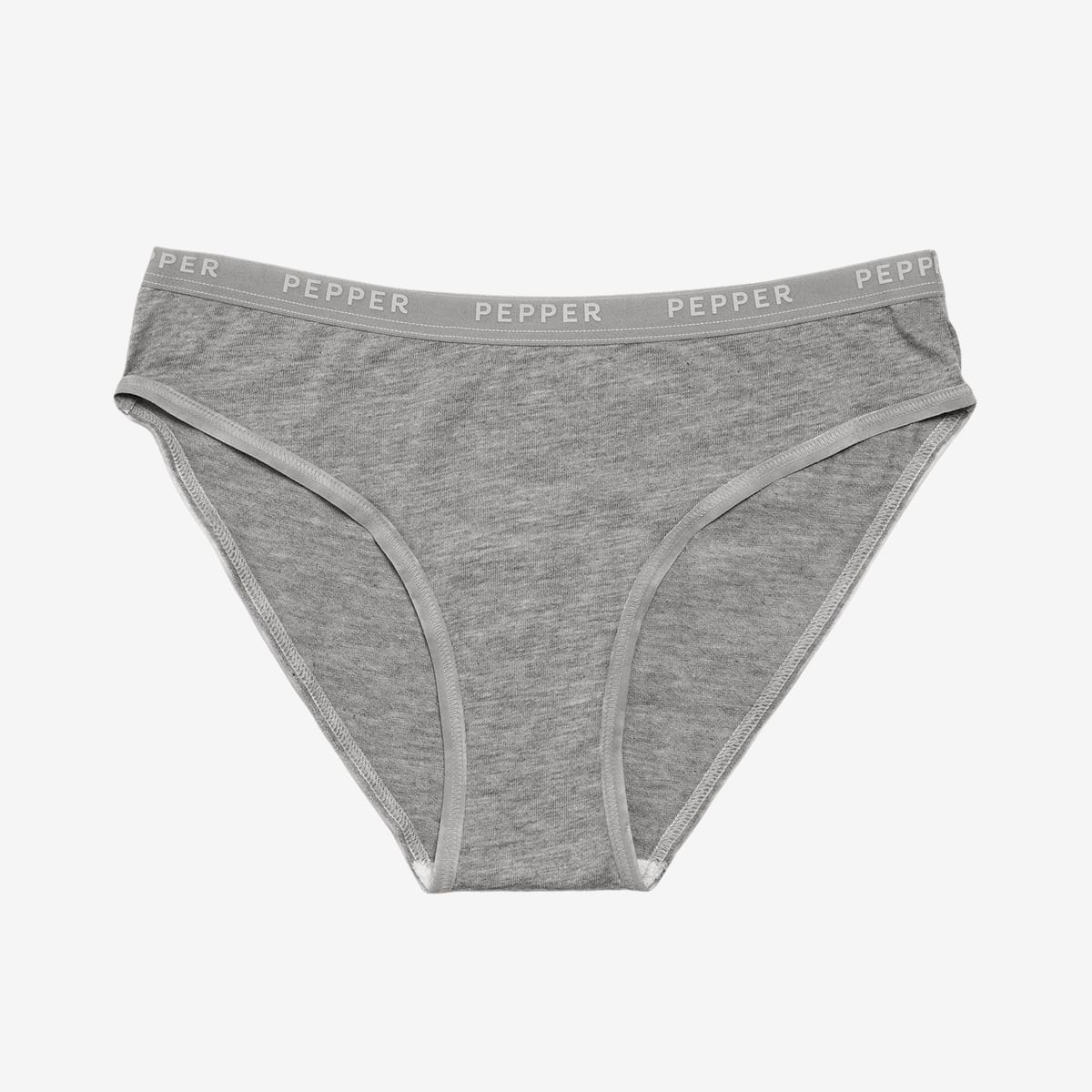 Supima® Cotton Bikini 5 Pack Heather Grey