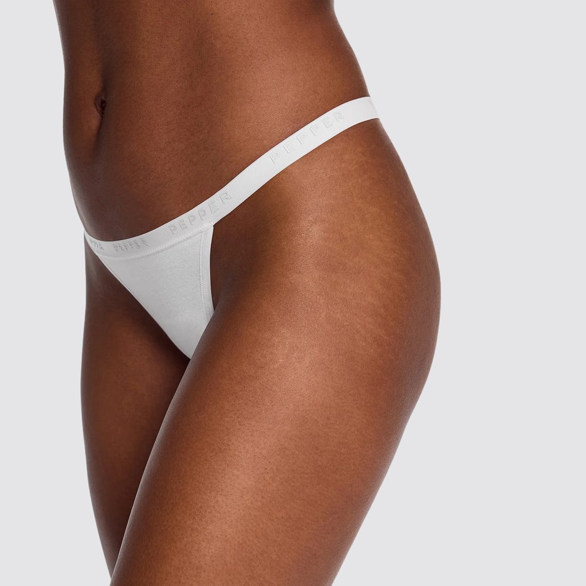 Supima® Cotton String Thong 5 Pack White