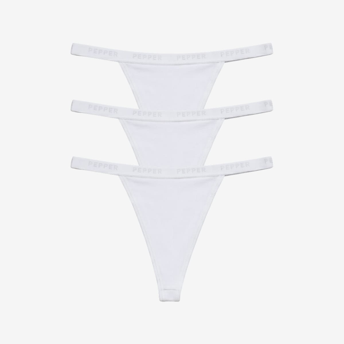 Supima® Cotton String Thong 3 Pack White
