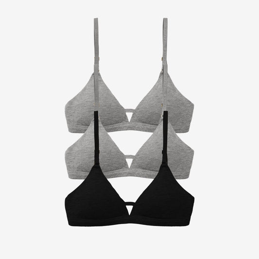 Supima® Cotton Wirefree Bra Trio Bundle